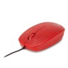 NGS Flame Raton USB 1000dpi - 3 Botones - Uso Ambidiestro - Color Rojo