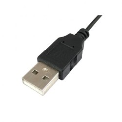 Equip Raton Compacto USB 1000dpi - 3 Botones - Uso Ambidiestro - Cable de 1.35m - Color Negro