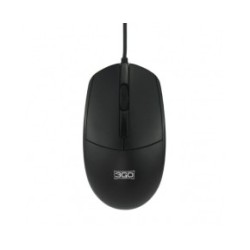 3GO Maus Raton USB 1000dpi - 3 Botones - Uso Ambidiestro - Color Negro