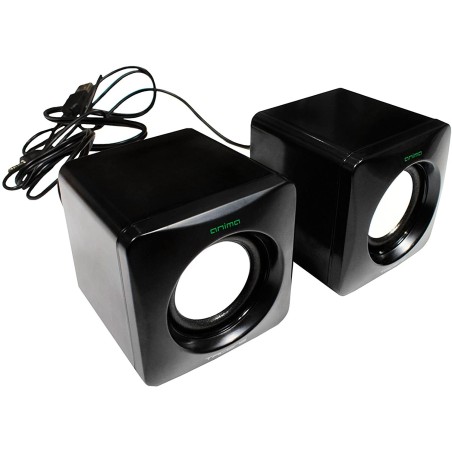 Tacens Anima AS1 Altavoces 2.0 8W - Conectores USB y Jack 3.5mm - Control de Volumen