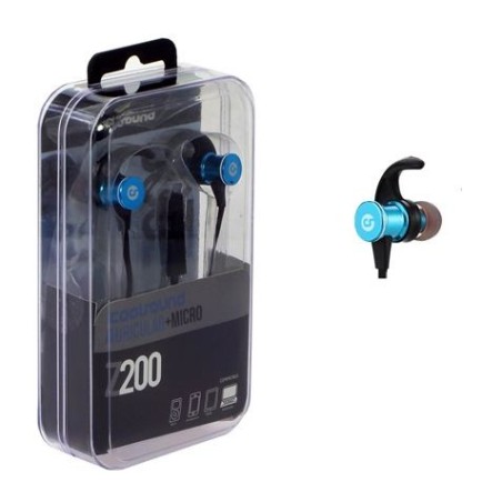 Coolsound Z200 Auriculares Intrauditivos con Microfono - Control de Volumen - Cable de 1.20m