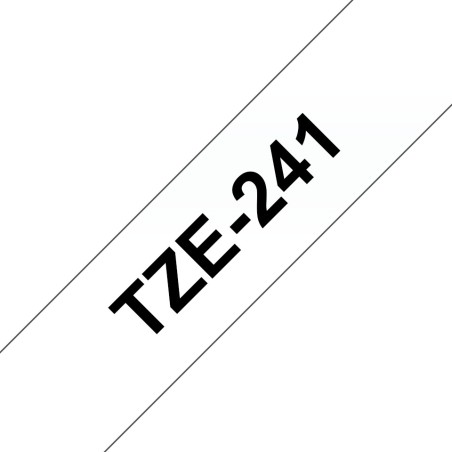 🏷️ Brother TZe241 Cinta Laminada Generica - Texto Negro sobre Fondo