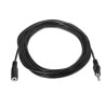 A128-0145 Aisens Cable Audio Estereo - JACK 3.5/M-JACK 3.5/H - 1.5m - Color Negro