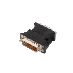 A118-0092 Aisens Adaptador DVI a SVGA - 24+5/Macho-HDB15/Hembra - Color Negro