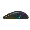 Unykach Nova M244 Raton Gaming USB con Iluminacion RGB 6400dpi - 5 Botones - Uso Diestro - Cable de 1.50m - Color Negro