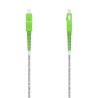 A152-0497 Aisens Cable Fibra Optica Latiguillo G657A2 3.0 9/125 SMF Simplex CPR Dca LSZH - SC/APC-SC/APC - 7.0M - Color Blanco