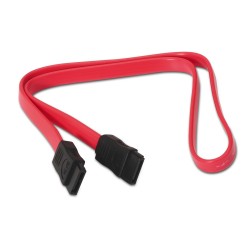 A130-0153 Aisens Cable SATA III Datos 6G Datos - 0.5m para Disco Duro SATA I - II - III SSD - Color Rojo