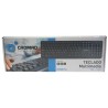 Cromad T50 Teclado Multimedia USB - Teclas FN + Multimedia - Diseño Extrafino y Tacto Suave