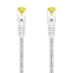 A146-0488 Aisens Cable de Red Latiguillo RJ45 LSZH Cat.7 600 MHz S/FTP PIMF AWG26 - 25cm - Color Blanco