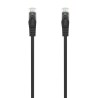 A145-0585 Aisens Cable de Red Latiguillo RJ45 LSZH CAT.6A 500 MHZ UTP AWG24 - 30CM - Color Negro
