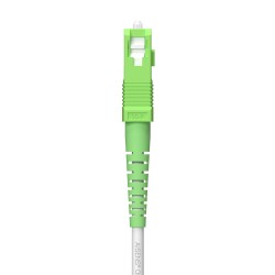 A152-0621 Aisens Cable Fibra Optica Latiguillo G657A2 3.0 9/125 SMF Simplex CPR Dca LSZH - SC/APC-SC/APC - 250m - Color Blanco