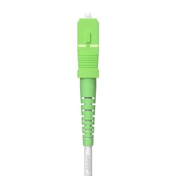 A152-0621 Aisens Cable Fibra Optica Latiguillo G657A2 3.0 9/125 SMF Simplex CPR Dca LSZH - SC/APC-SC/APC - 250m - Color Blanco