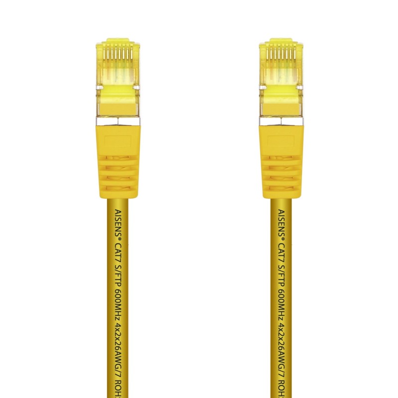 A146-0473 Aisens Cable de Red Latiguillo RJ45 LSZH Cat.7 600 MHz S/FTP PIMF AWG26 - 0.5M - Color Amarillo A146-0473 Aisens Cable de Red Latiguillo RJ45 LSZH Cat.7 600 MHz S/FTP PIMF AWG26 - 0.5M - Color Amarillo