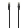 A145-0584 Aisens Cable de Red Latiguillo RJ45 LSZH CAT.6A 500 MHZ UTP AWG24 - 25CM - Color Negro