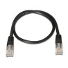 A135-0257 Aisens Cable de Red Latiguillo RJ45 Cat.6 UTP AWG24 - 0.5m - 10/100/1000 Mbit/s - Color Negro