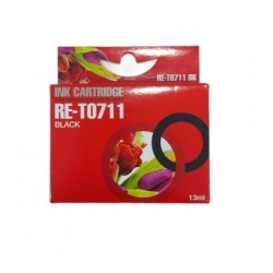 T0711/T0891 Epson Negro Cartucho de Tinta Generico - Reemplaza C13T07114012/C13T08914011