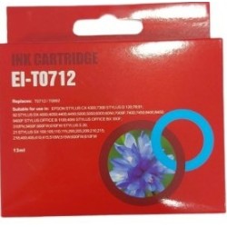 T0712/T0892 Epson  Cyan Cartucho de Tinta Generico - Reemplaza C13T07124012/C13T08924011