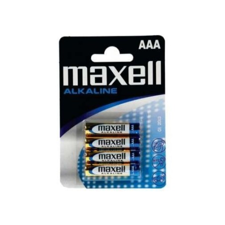 Maxell Pack de 4 Pilas Alcalinas LR03 AAA 1.5V