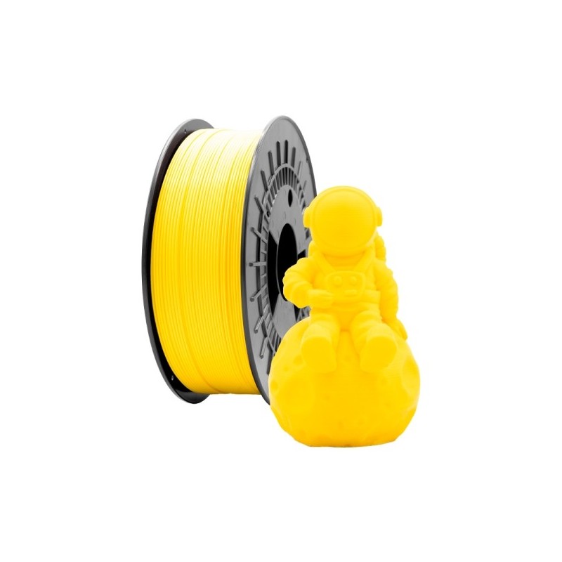 Filamento 3D PETG - Diametro 1.75mm - Bobina 1kg - Color Amarillo