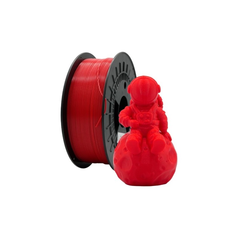 Filamento 3D PETG - Diametro 1.75mm - Bobina 1kg - Color Rojo