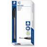 Staedtler Ball 4320 M Boligrafo Punta de Bola 1mm - Escritura Suave - Cuerpo Triangular - Color Negro