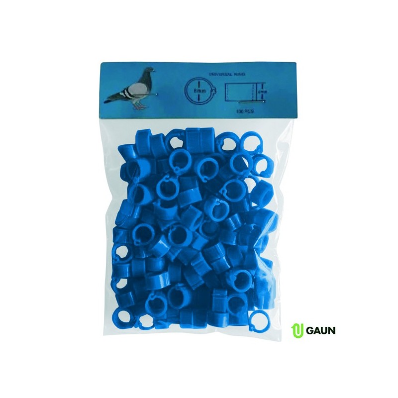 ✅ Gaun 14260 Anillas para Palomas 8 mm Azul | ✅ Gaun 14260 Anillas para Palomas 8 mm Azul |