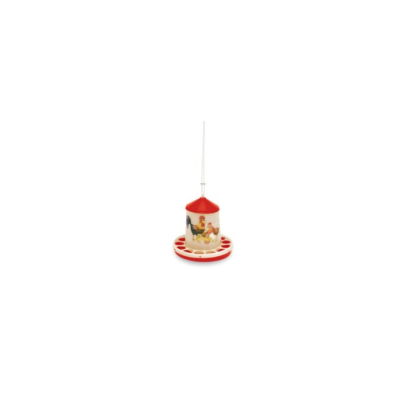 🐦 Gaun 11369 Tolva Plástico Aves 2 Kg - Happy Range | Práctica y Dura 🐦 Gaun 11369 Tolva Plástico Aves 2 Kg - Happy Range | Práctica y Dura