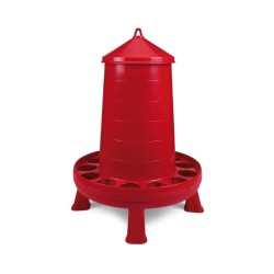 🐦 Gaun 11182 Tolva de Plástico para Aves 16 kg con Patas | Resistente