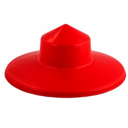 🌧️ Gaun 11421 Tapa Anti-Lluvia para Tolva Plástico Aves 4 KG (Rojo)