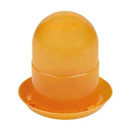 🐣 Gaun 30076 Comedero para Pollitos 2 kg Color Naranja y Resistencia
