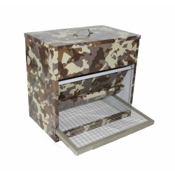 Tolva Aves Gaun 20 kg Camuflaje | Apertura Mecánica