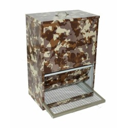 Gaun 11470 Tolva para Aves Apertura Mecánica 40 kg. Camuflaje