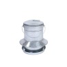 🌧️ Gaun 11435 Tolva de Chapa para Aves 9 kg con Protección Antilluvia