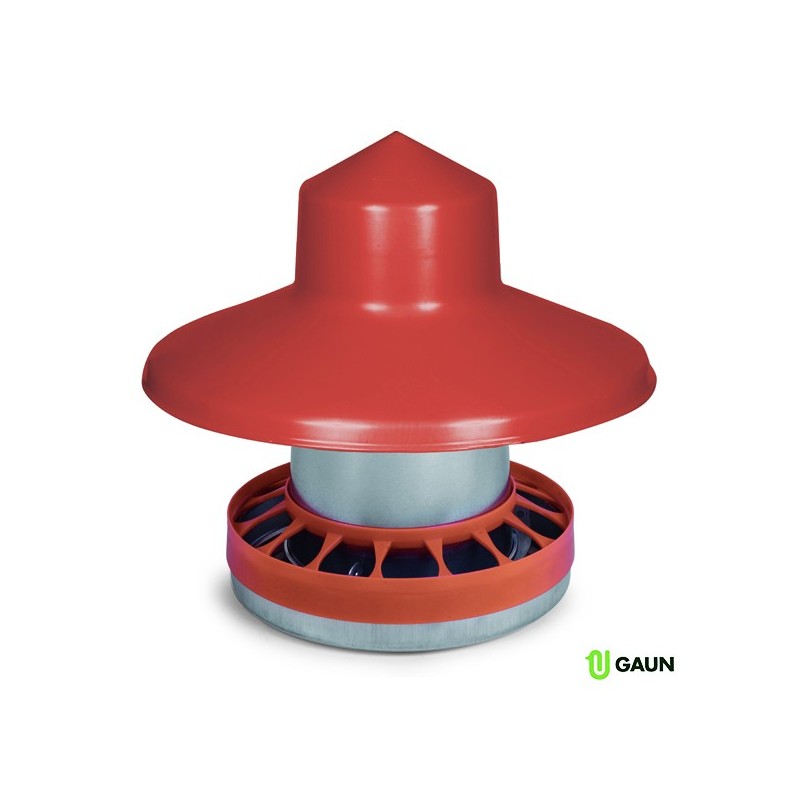 🐦 Gaun 11190 Kit Tolva Chapa para Aves - 10 kg | Resistente y Práctic 🐦 Gaun 11190 Kit Tolva Chapa para Aves - 10 kg | Resistente y Práctic