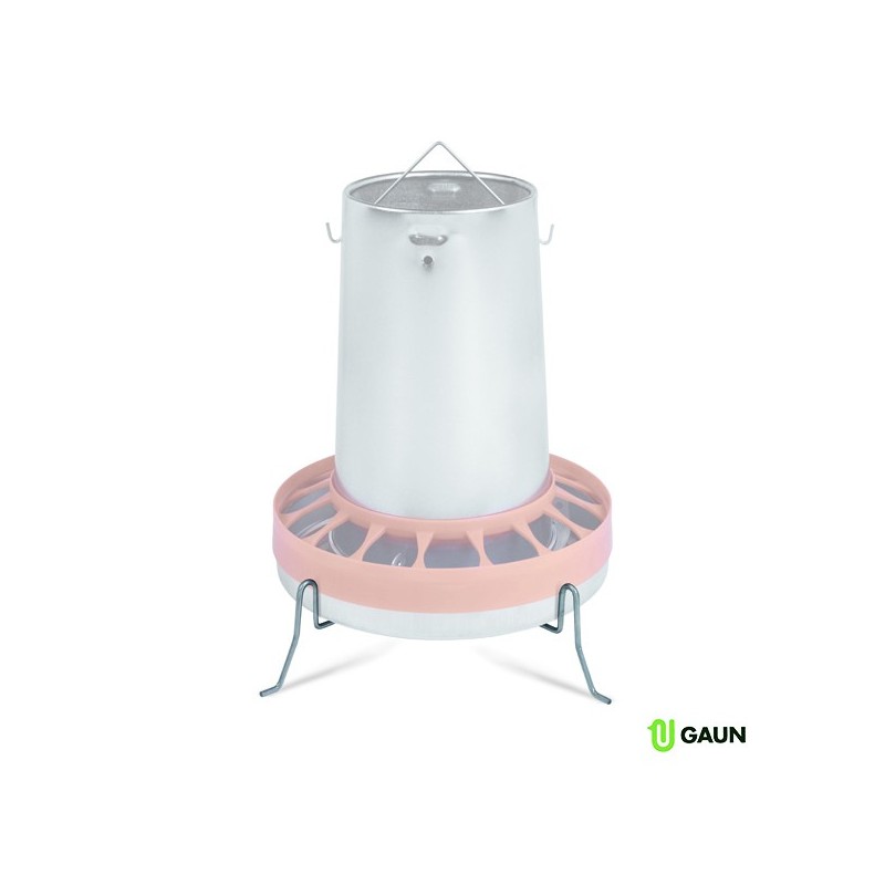 🐦 Gaun 11137 Soporte Tolva de Chapa para Aves 5/10 kg | Estabilidad