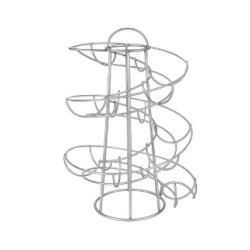 ✅ Gaun 10676 Expositor Espiral para Huevos en Color Plata | Elegante