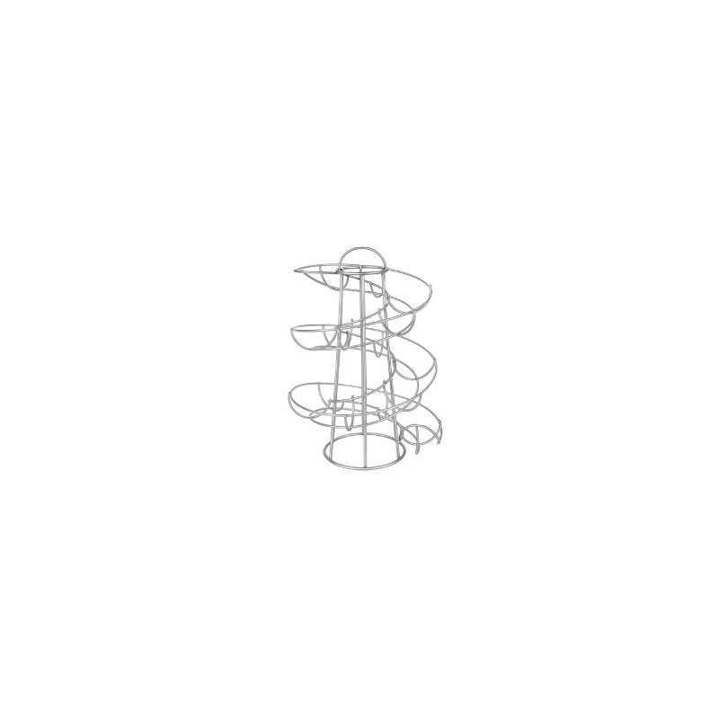 ✅ Gaun 10676 Expositor Espiral para Huevos en Color Plata | Elegante