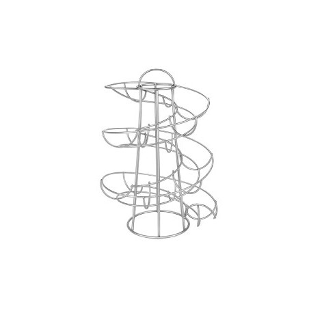 ✅ Gaun 10676 Expositor Espiral para Huevos en Color Plata | Elegante