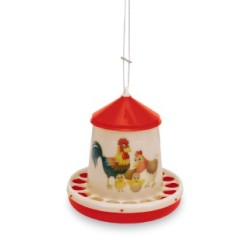 🐦 Gaun 11364 Tolva Plástico Aves 4 Kg - Happy Range | Resistente