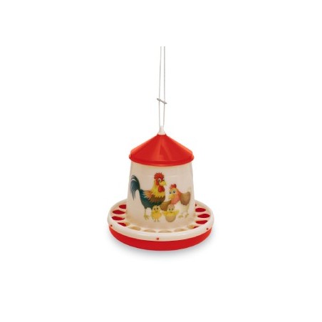 🐦 Gaun 11364 Tolva Plástico Aves 4 Kg - Happy Range | Resistente