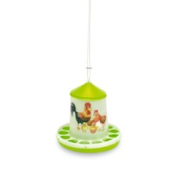 🐦 Gaun 11370 Tolva Plástico Aves 2 KG - Pistacho - Happy Range