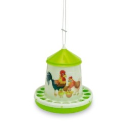 🐦 Gaun 11366 Tolva Plástico Aves 4Kg (Pistacho) - Happy Range