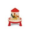 🐦 Gaun 11367 Tolva Plástico Aves 4Kg con Patas - Happy Range