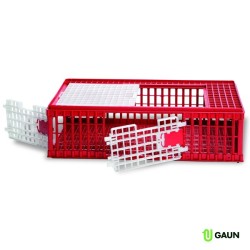 Gaun 11255 JAULA TRANSPORTE AVES PLASTICO