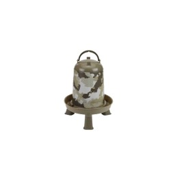 Gaun 11854 Bebedero para Aves Eco 3L con Patas Camuflaje | Práctico