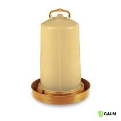 🐦 Gaun 11053 Bebedero Premium 12 L (Oro) para Aves | Elegante y Dura