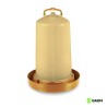 🐦 Gaun 11053 Bebedero Premium 12 L (Oro) para Aves | Elegante y Dura