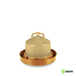 Gaun 11057 Bebedero Premium 5L con Tapón (Oro) | Práctico y Resistente