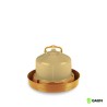 Gaun 11057 Bebedero Premium 5L con Tapón (Oro) | Práctico y Resistente