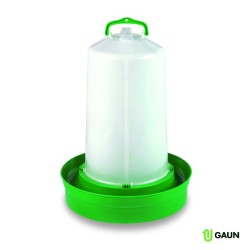 🐔 Gaun 11068 Bebedero Premium 12 Lts. Base Profunda (Verde)